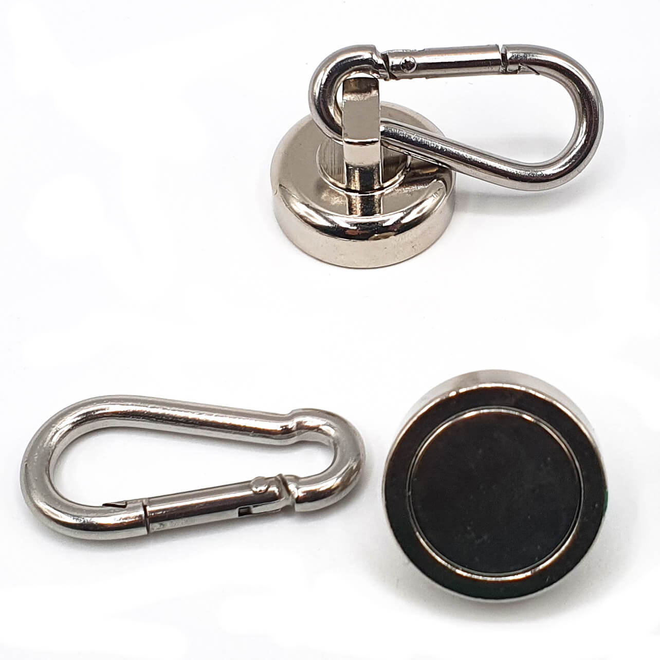 Aimant avec mousqueton Ø25mm, puissance 17kg 47 Aimant avec mousqueton Ø25mm, puissance 17kg – Image 2