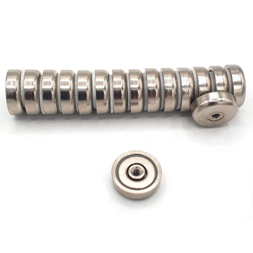 Aimant autocollant ⌀20x2mm, puissance 2.3kg