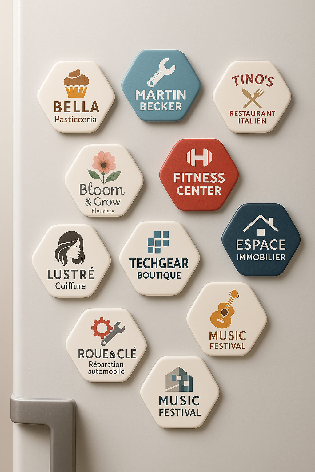 Magnet rigide hexagonal 5,6 x 5,6 cm 48 Magnet rigide hexagonal 5,6 x 5,6 cm – Image 3