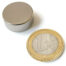 Aimant néodyme disque Ø20 x 7mm, puissance 8,4kg