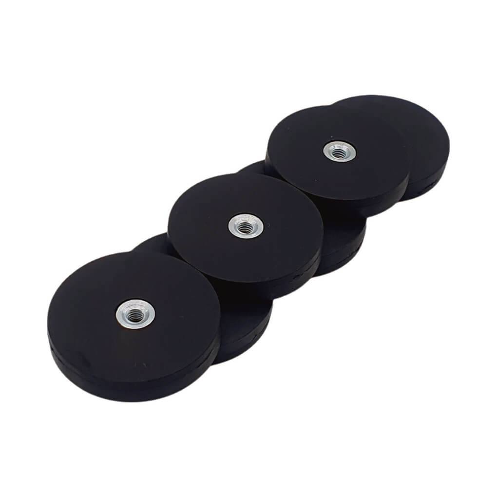 Plot antiglisse Ø31mm avec trou fileté, puissance 6 kg 48 Plot antiglisse Ø31mm avec trou fileté, puissance 6 kg – Image 3