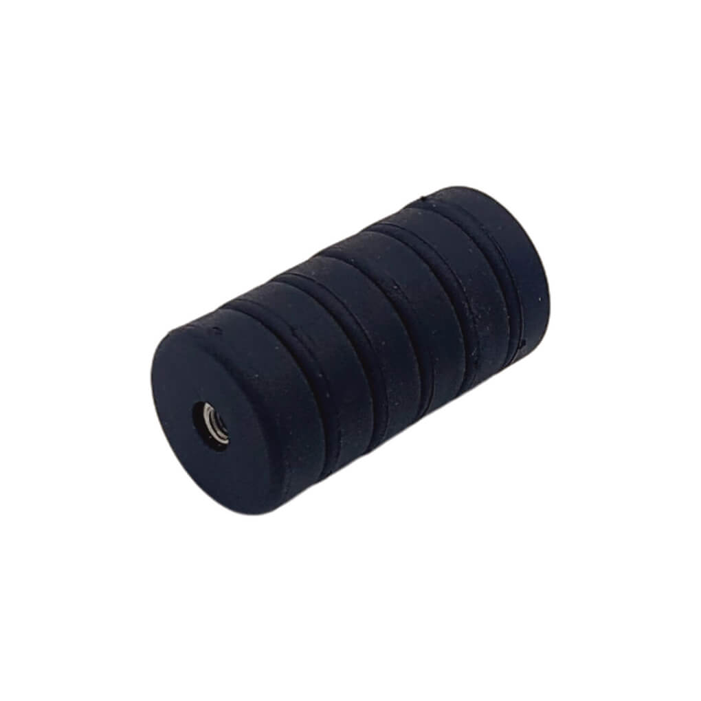Plot antiglisse Ø22mm avec trou fileté, puissance 4 kg 48 Plot antiglisse Ø22mm avec trou fileté, puissance 4 kg – Image 3
