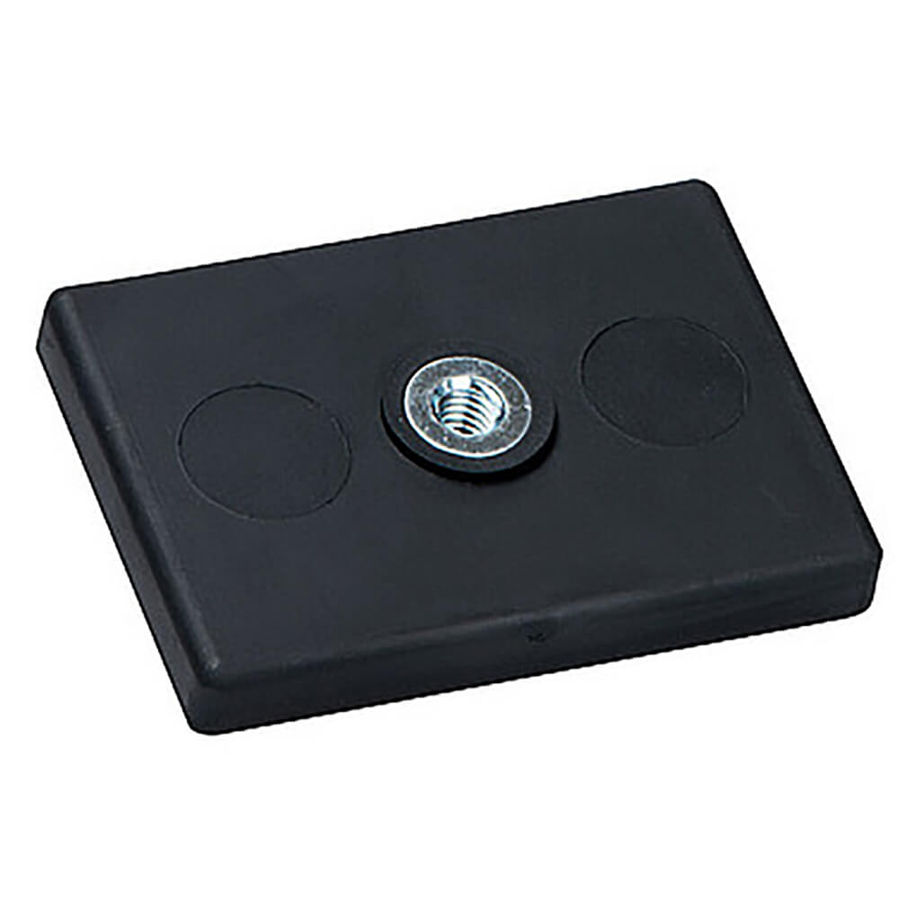 Aimant néodyme caoutchouc 43x31mm avec trou fileté, puissance 10.5 kg 51 Aimant néodyme caoutchouc 43x31mm avec trou fileté, puissance 10.5 kg – Image 2