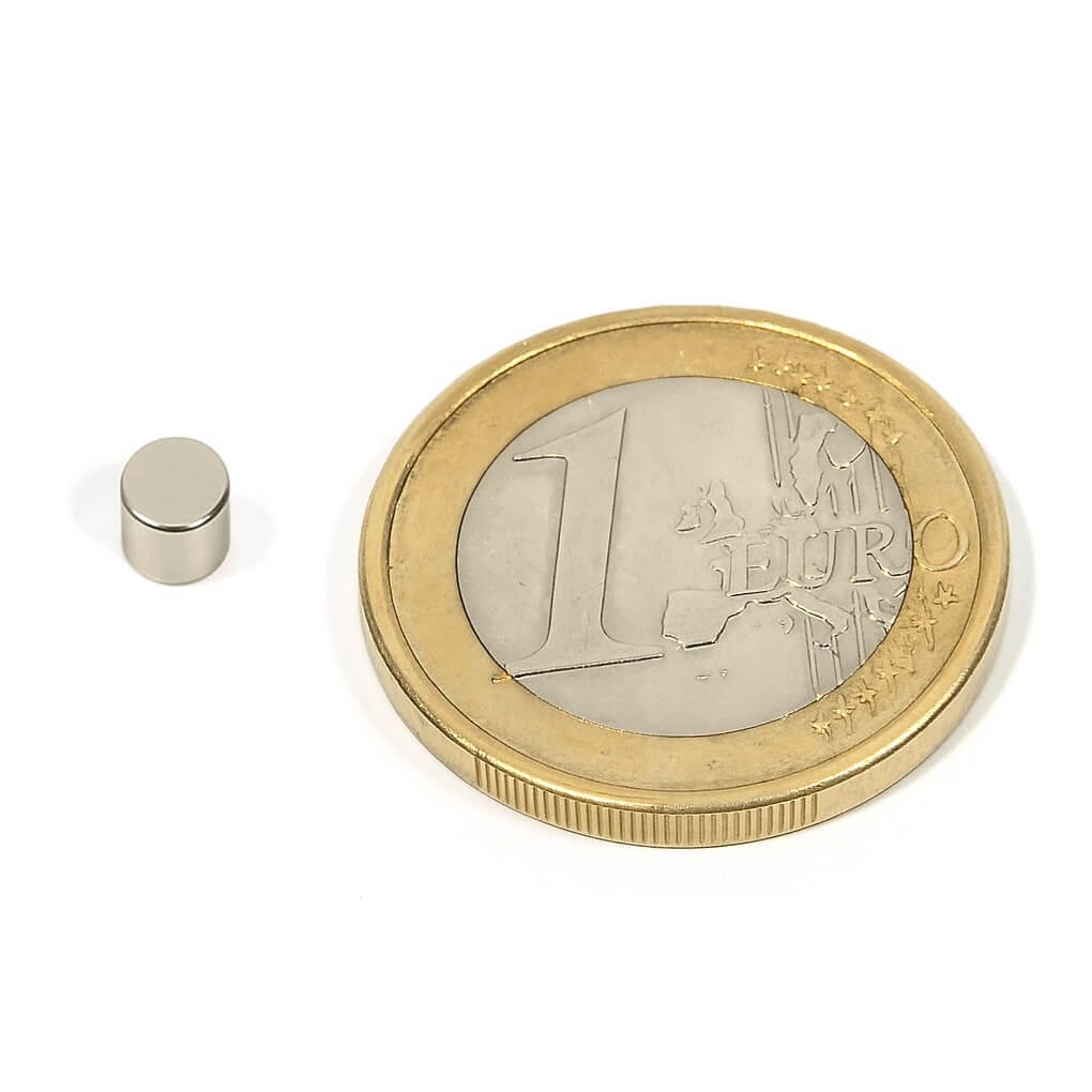 Aimant néodyme disque Ø 4x4mm, puissance 0.5kg