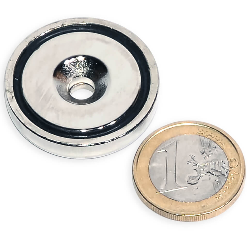 Aimant néodyme ⌀32mm avec trou de fixation, puissance 32kg 49 Aimant néodyme ⌀32mm avec trou de fixation, puissance 32kg
