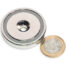 Aimant néodyme ⌀42mm avec trou de fixation, puissance 65kg