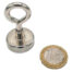 Aimant avec œillet Ø25mm, puissance 23kg