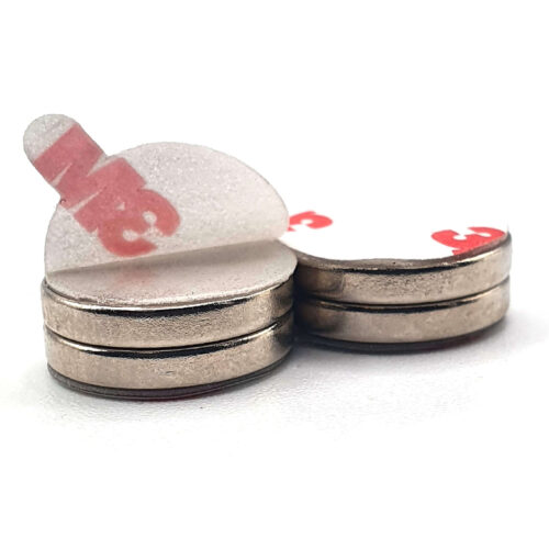 Aimant autocollant ⌀20x1mm, puissance 1.1kg