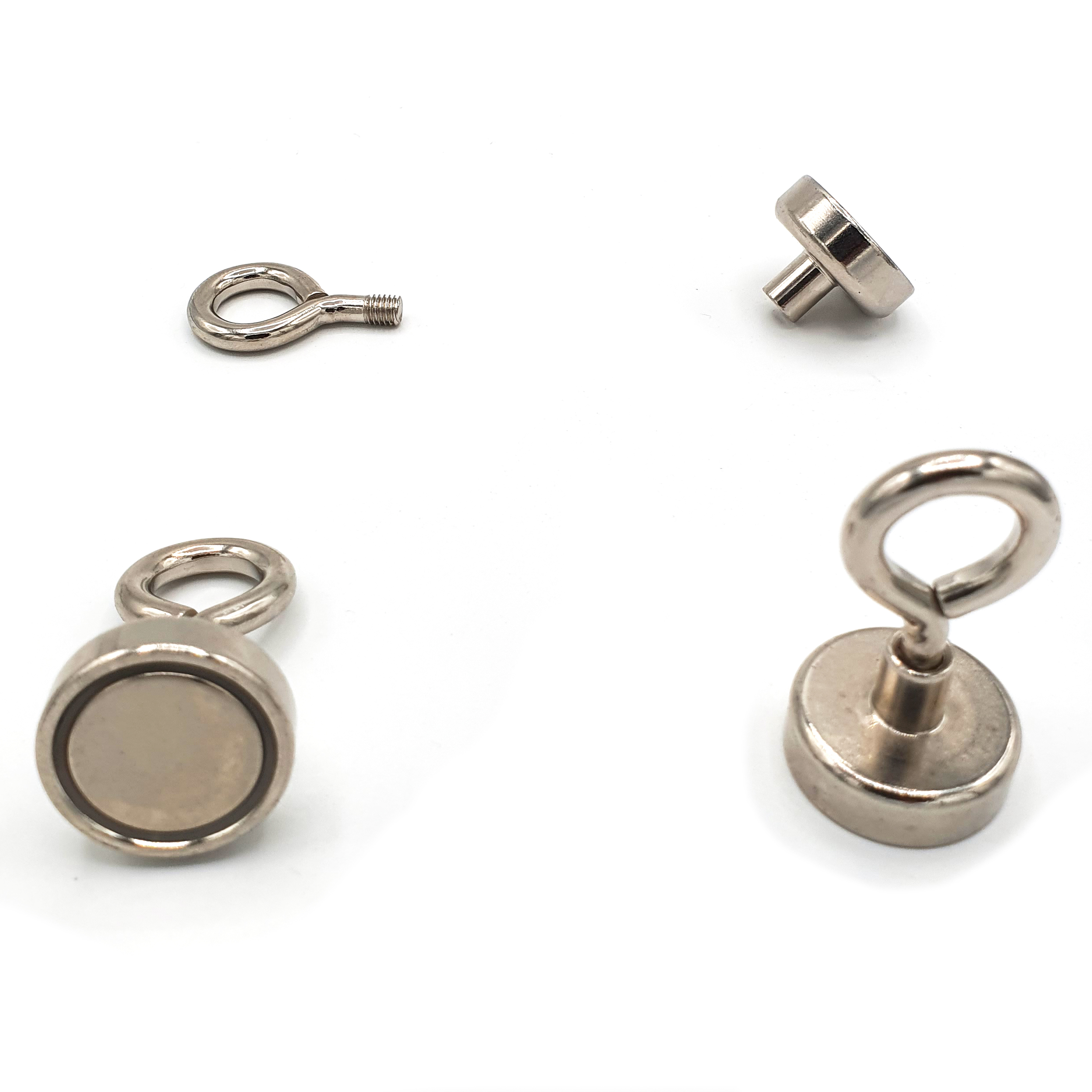 Aimant avec œillet Ø25mm, puissance 23kg 47 Aimant avec œillet Ø25mm, puissance 23kg – Image 2