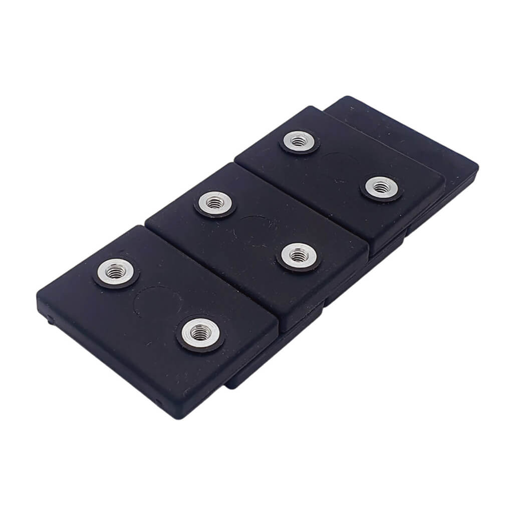 Aimant néodyme caoutchouc 43x31mm avec 2 trou fileté, puissance 14.6 kg 49 Aimant néodyme caoutchouc 43x31mm avec 2 trou fileté, puissance 14.6 kg – Image 4