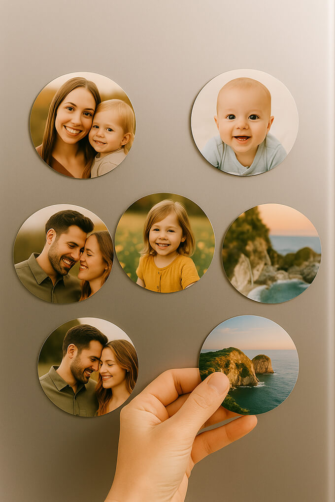 photo magnet ronde Ø 8,6cm 48 photo magnet ronde Ø 8,6cm – Image 3