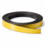 Bande magnétique jaune 20mm x 1mm x 5 mètres