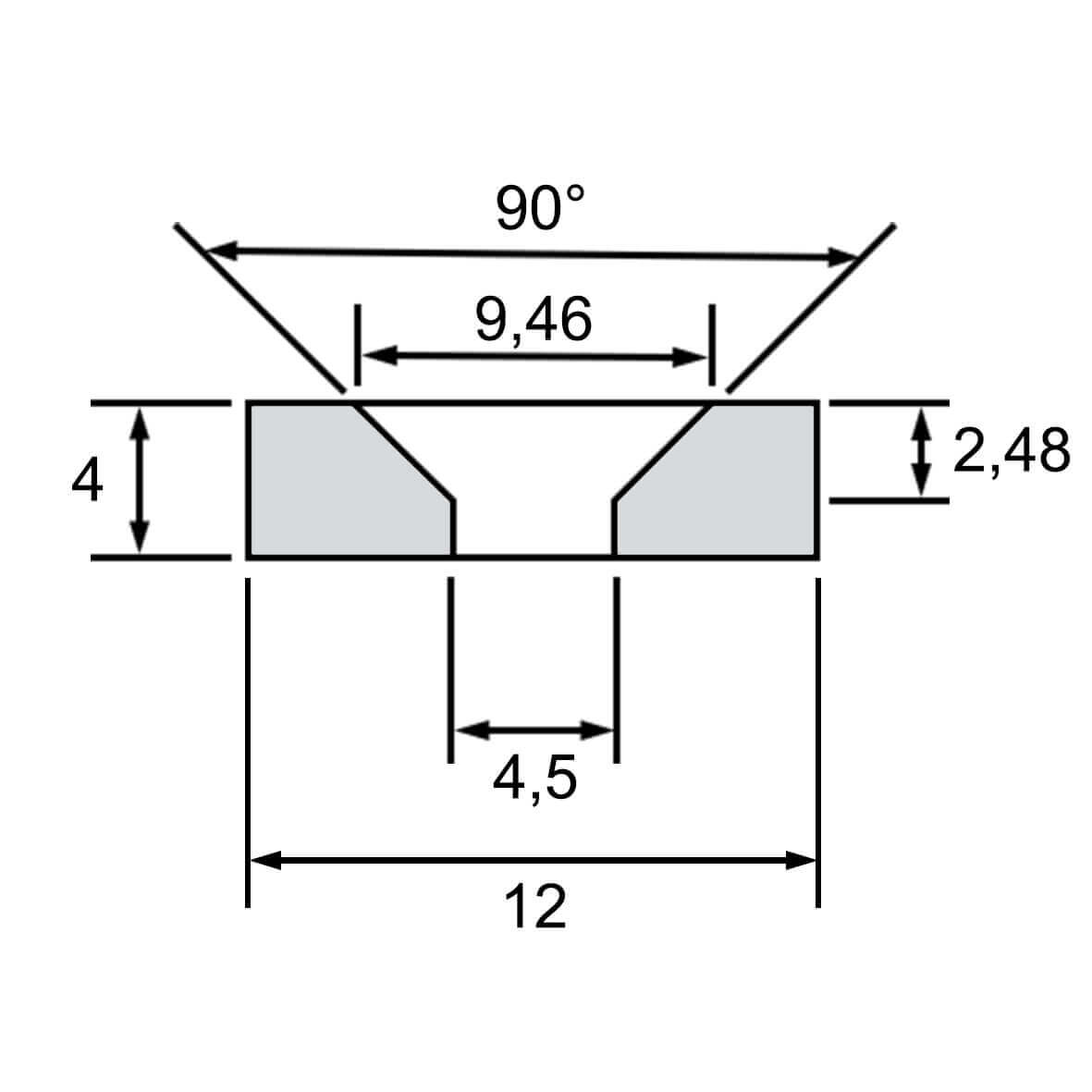 Aimant néodyme à visser 12x12x4, puissance 3Kg 49 Aimant néodyme à visser 12x12x4, puissance 3Kg – Image 4